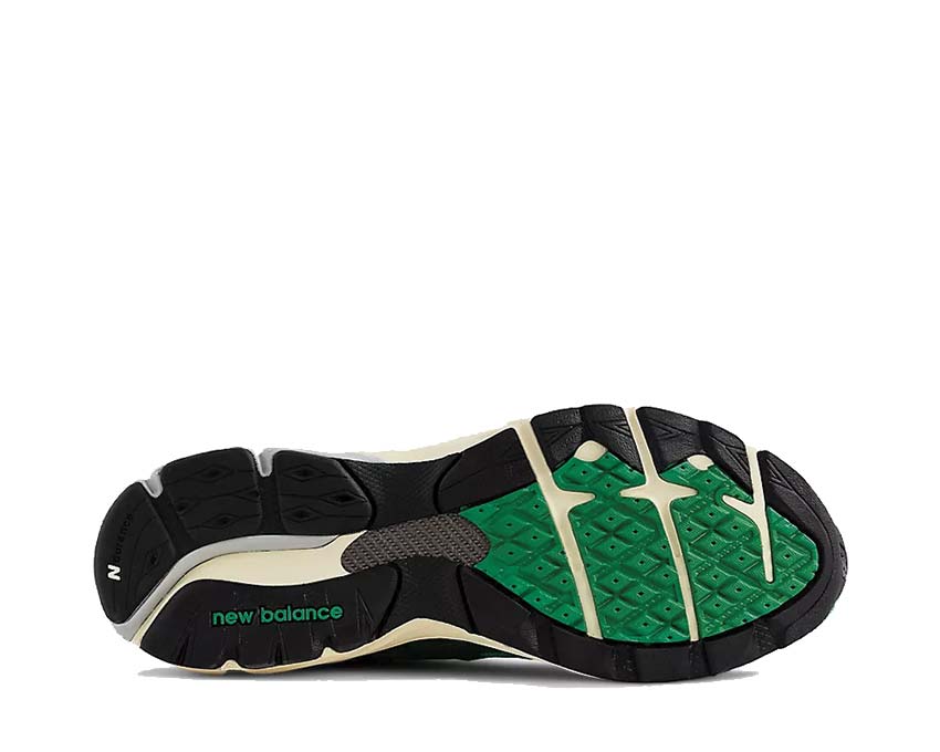 New Balance 990 Made in USA Green — rear view exclusive colorway