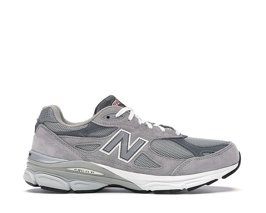 New Balance 990 Gris Made in USA — zapatilla hombre mesh ante ENCAP