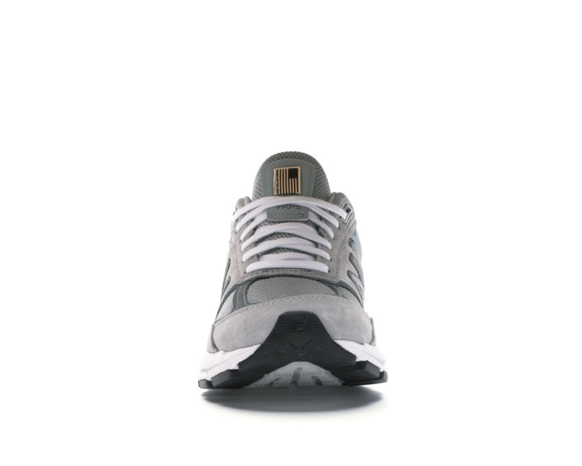 New Balance 990 GL5 Grey detail — suede and breathable mesh materials