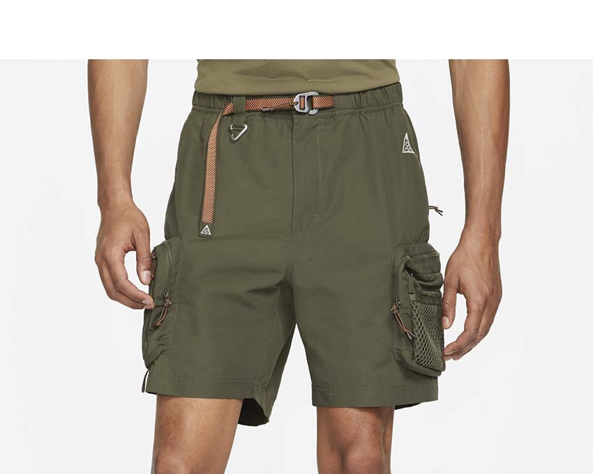 Nike ACG Snowgrass Shorts Cargo Khaki / Black / Summit White DN3945-325