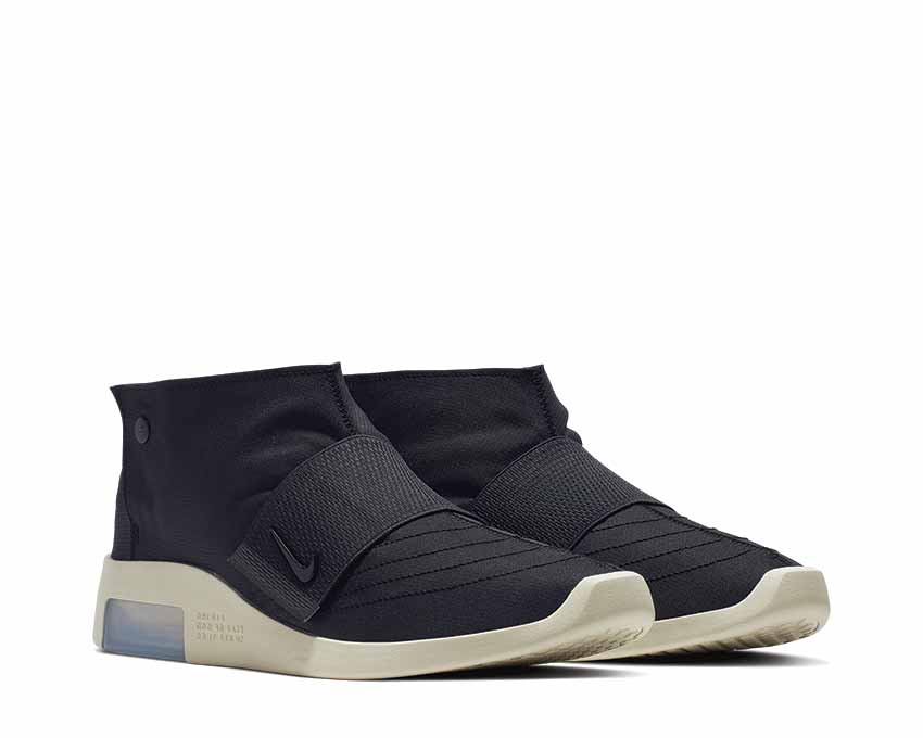 Nike Air Fear Of God Moc Black vue latérale — matière neoprène