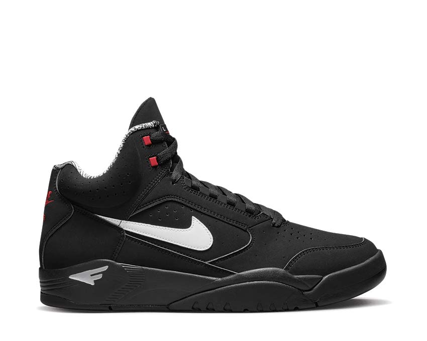 Nike Air Flight Lite Mid Black White Varsity Red — sneaker hombre baloncesto retro