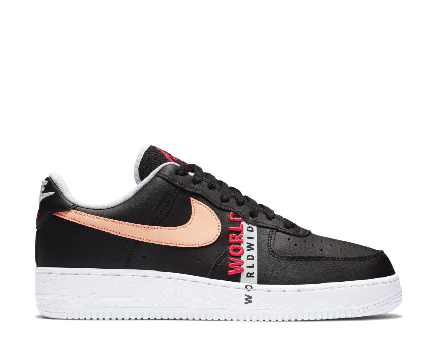 Nike Air Force 1 '07 LV8 Black / Crimson Tint - Flash Crimson - White CK6924-001