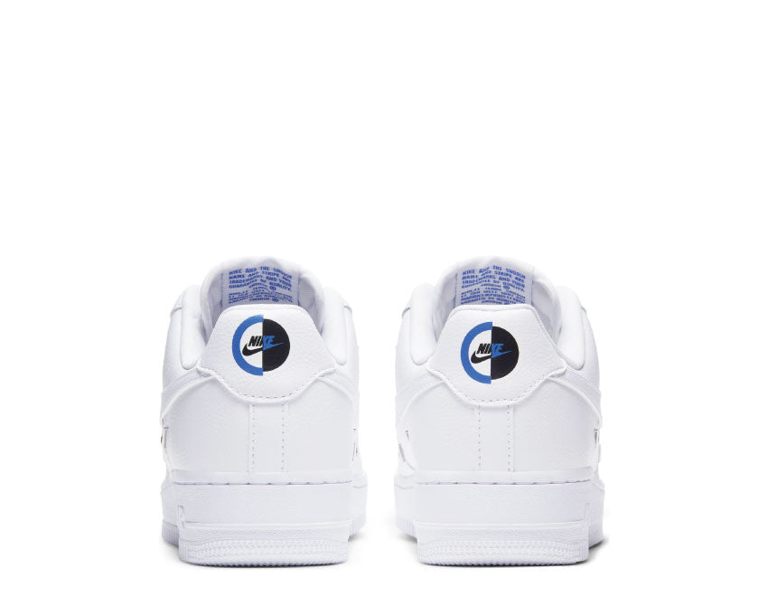 Nike Air Force 1 '07 LX W White Hyper Royal suela — Air-Sole baja
