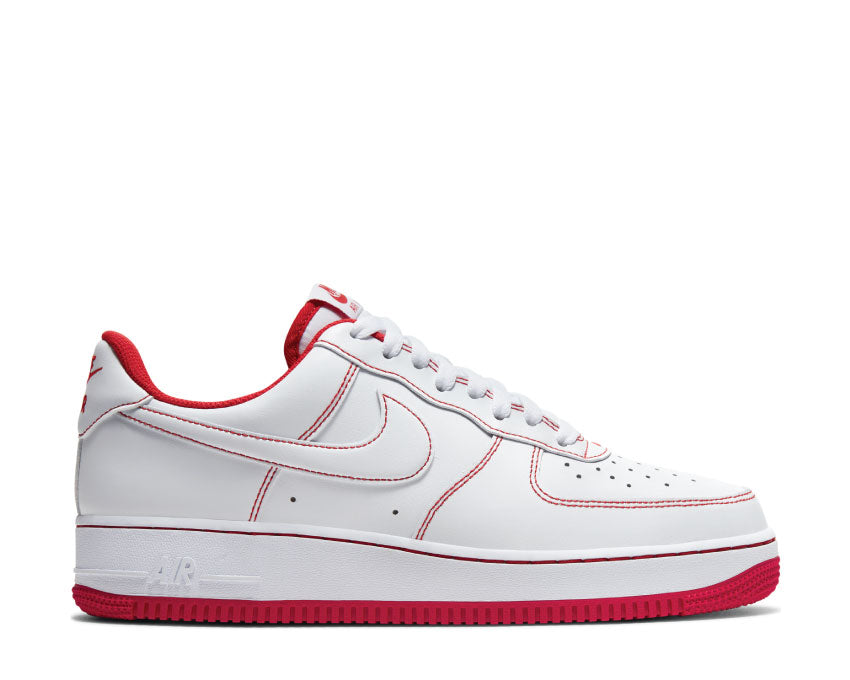 Nike Air Force 1 '07 White / White - University Red CV1724-100