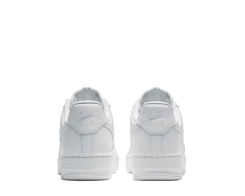Nike Air Force 1 '07 White semelle — Air-Sole cupsole blanc immaculé