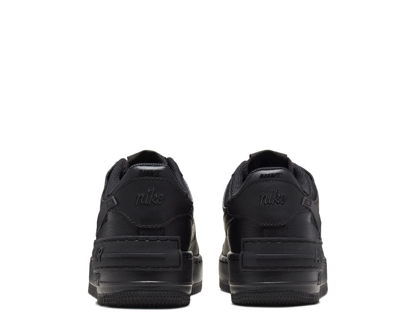 Nike Air Force 1 Shadow Black semelle — semelle plateforme Shadow épaisse