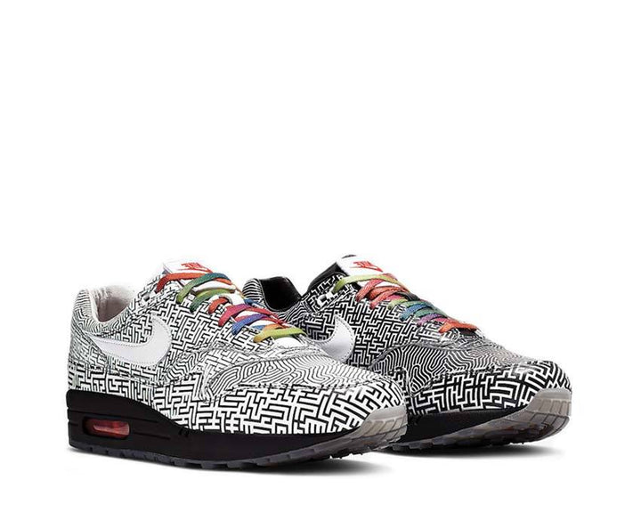 Nike Air Max 1 OA Tokyo Maze Black / White - Habanero Red CI1505-001