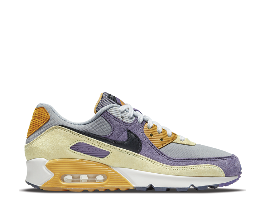 Nike Air Max 90 NRG Court Purple / Black - Lemon Drop - Wolf Grey DC6083-500