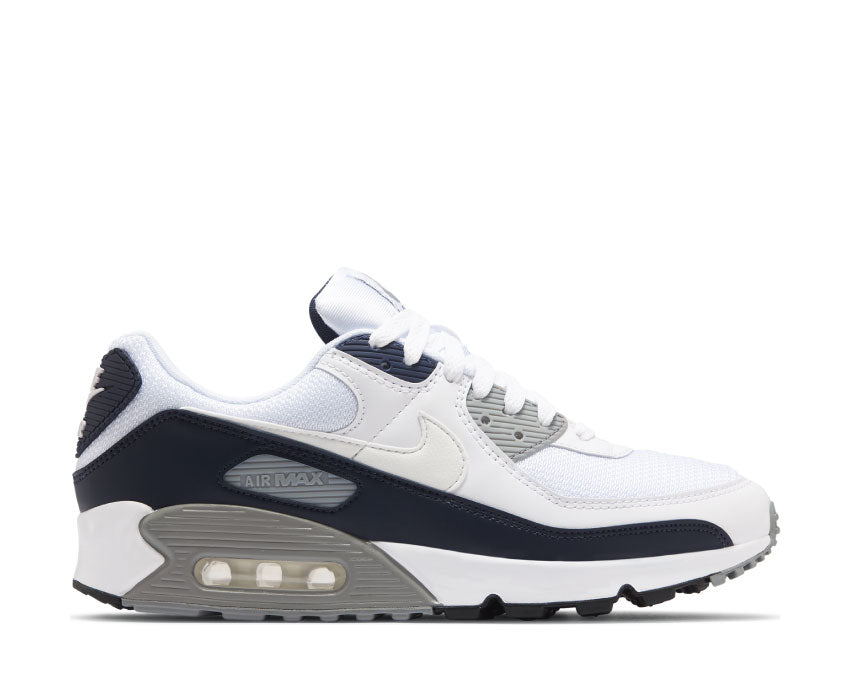 Nike Air Max 90 White / White - Particle Grey - Obsidian CT4352-100