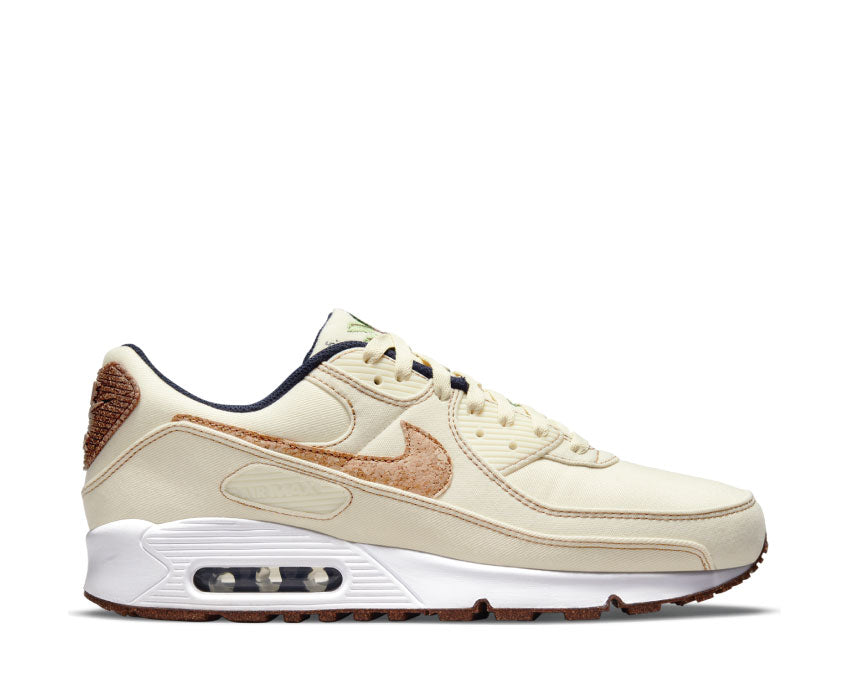 Nike Air Max 90 SE Coconut Milk / Wheat - Obsidian - White DD0385-100