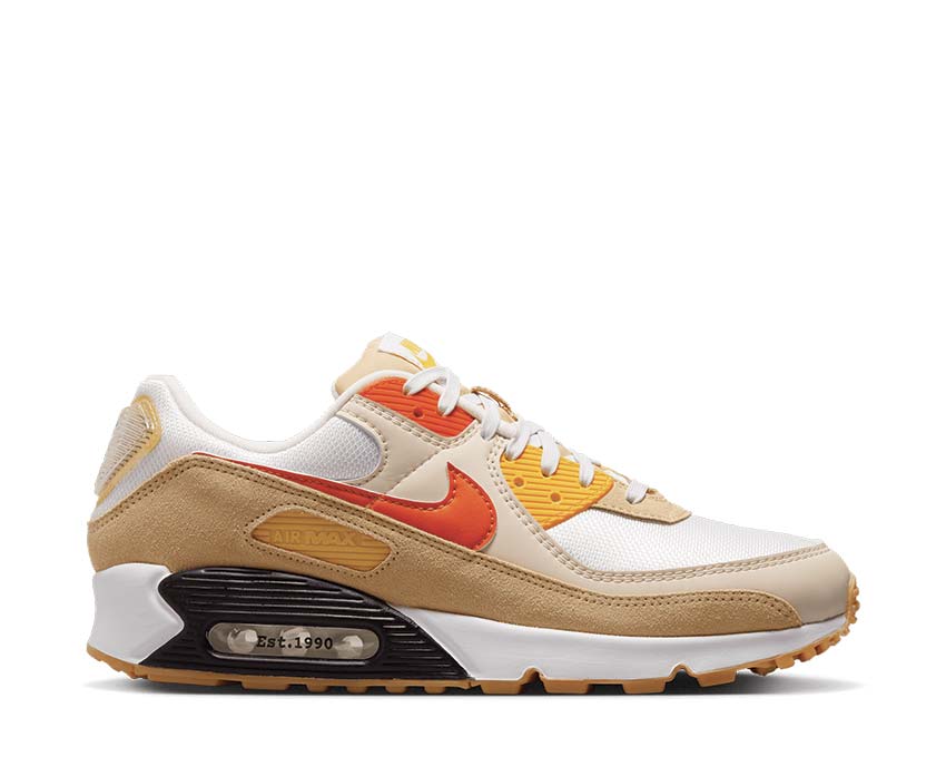 Nike Air Max 90 SE Summit White / Safety Orange - Sesame FB4315-100