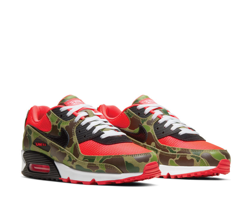 Nike Air Max 90 SP Infrared side view — camouflage mesh