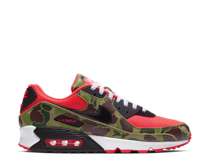 Nike Air Max 90 SP Infrared Reverse Duck Camo — men's sneaker special edition