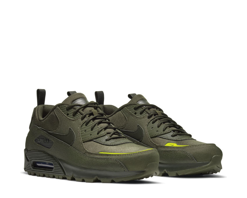 Nike Air Max 90 Surplus Cargo Khaki / Sequoia - Lemon Venom CQ7743-300