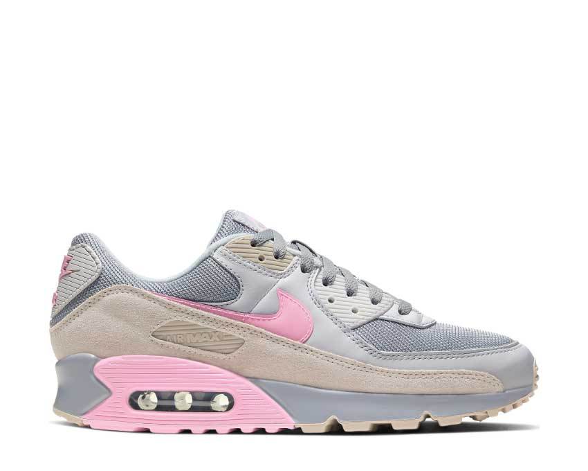 Nike Air Max 90 Vast Grey / Pink - Wolf Grey - String CW7483-001