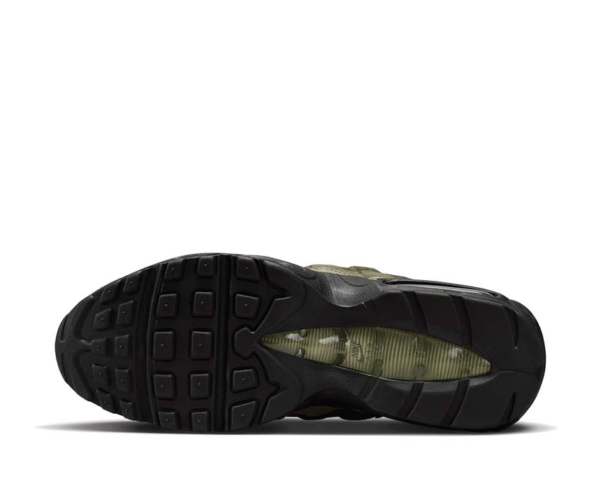 Nike Air Max 95 Black Earth Sequoia — three quarter view men's