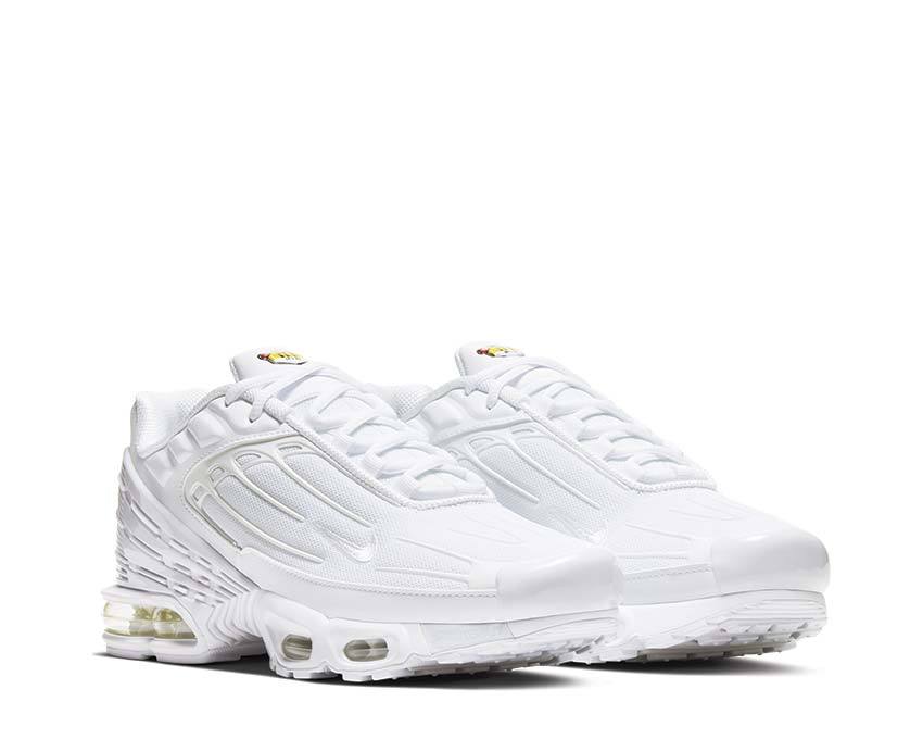 Nike Air Max Plus III White side view — mesh and TPU