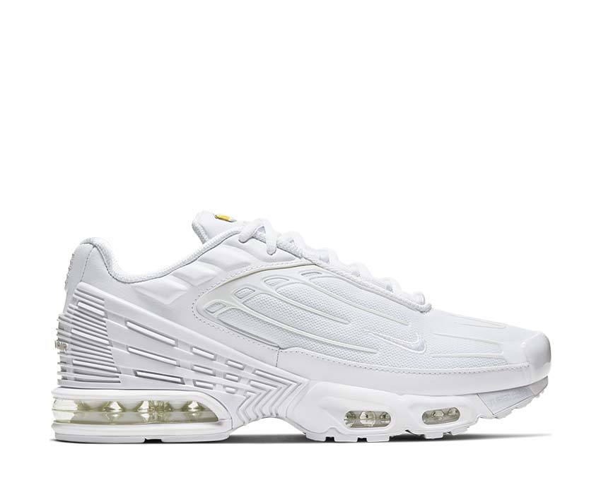 Nike Air Max Plus III White — men's sneaker visible air tube