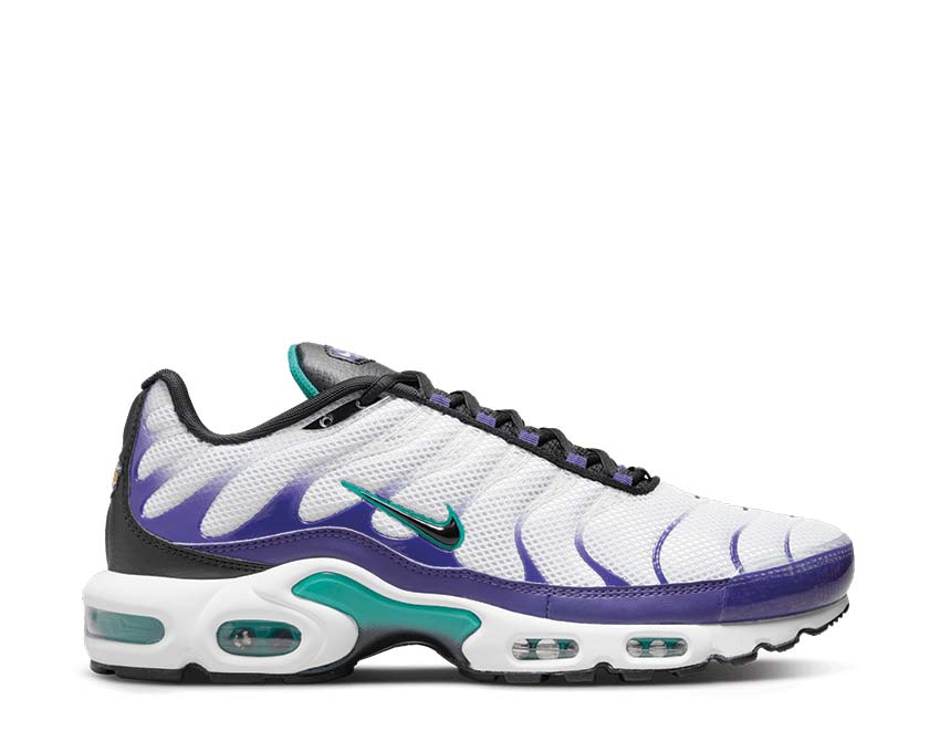 Nike Air Max Plus White / Blak - Grape Ice - New Emerald DM0032-100