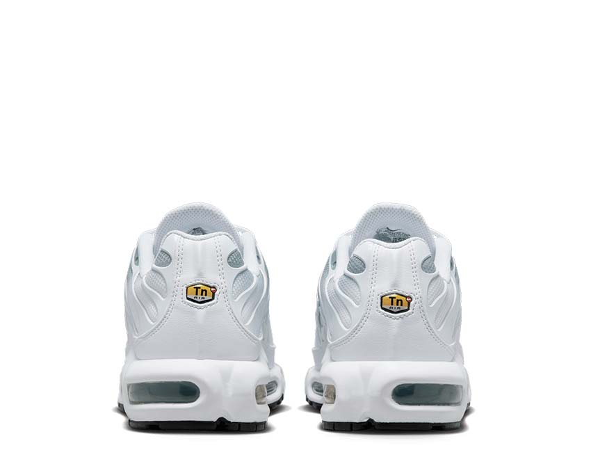 Nike Air Max Plus White Mica Green Black suela — Tuned Air visible