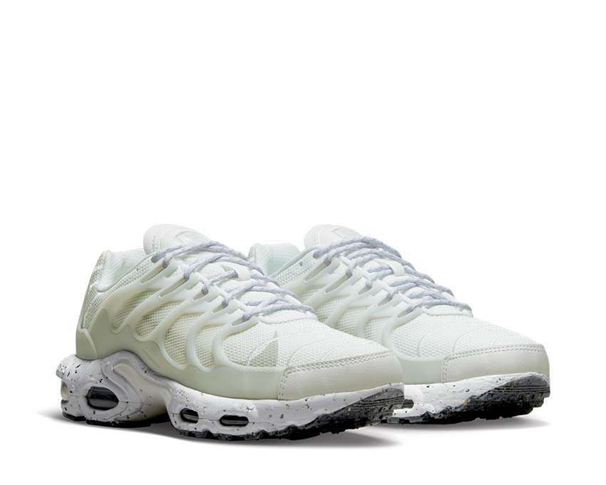 Nike Air Max Terrascape Plus White Pure Platinum side view — recycled mesh