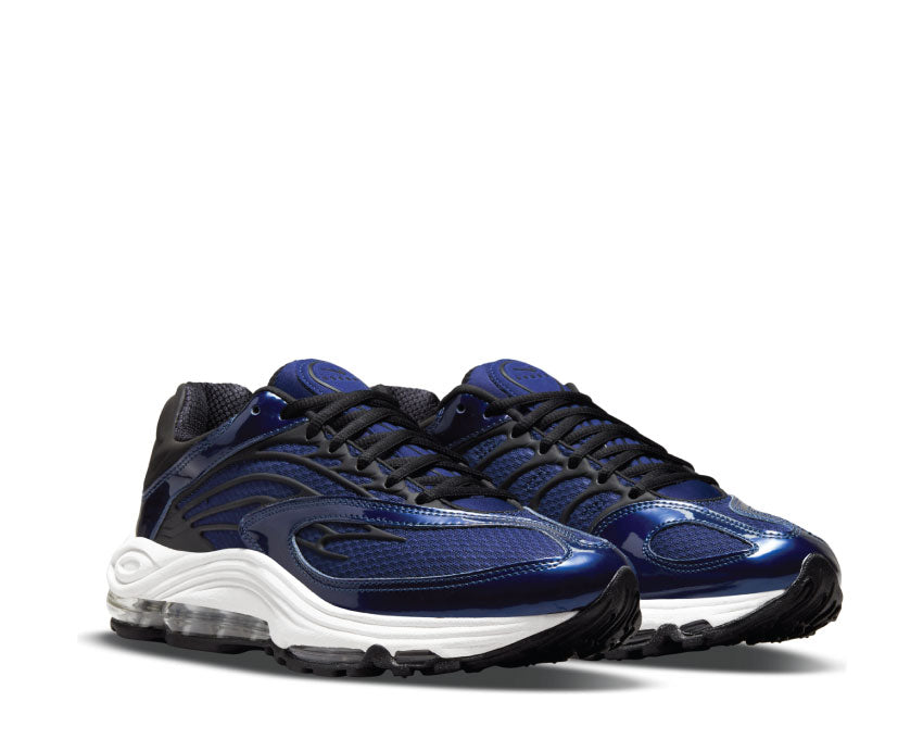 Nike Air Tuned Max Blue Void side view — blue void nubuck upper