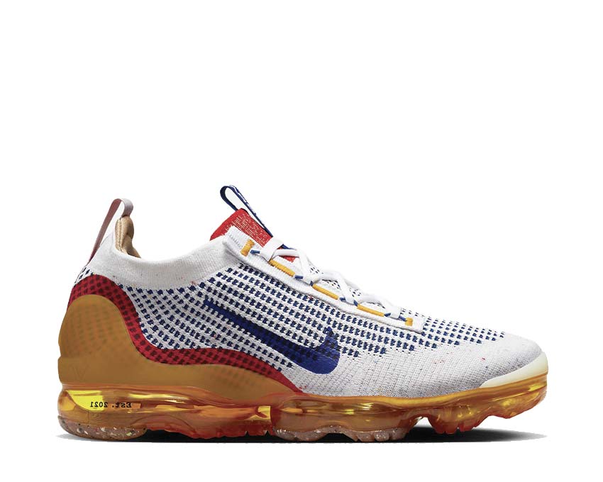 Nike Vapormax 2021 FK SE White / Old Royal - Yellow Ochre DQ8963-101