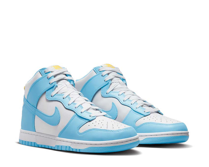 Nike Dunk High Retro Blue Chill / White - Amarillo DD1399-401