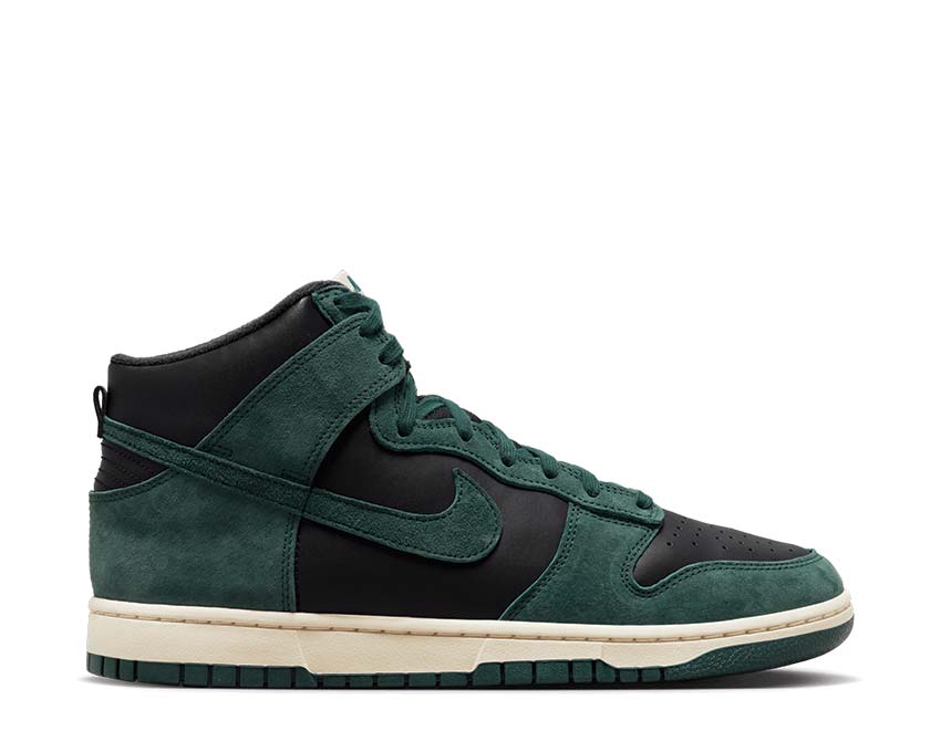 Nike Dunk High Retro Premium Black / Faded Spruce - Black - Light Cream DQ7679-002