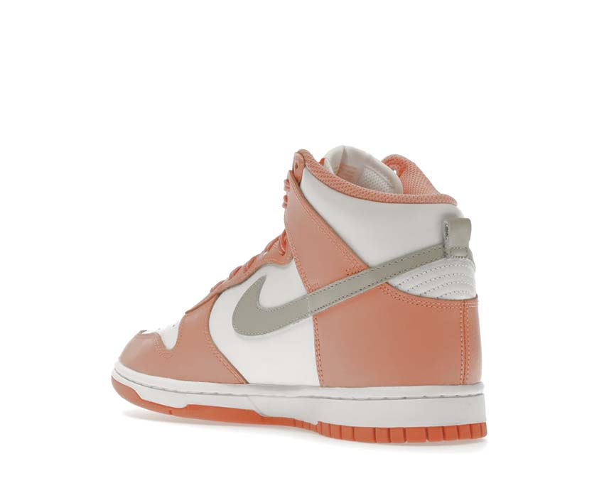 Nike Dunk High W Crimson Tint LT Iron Ore suela — suela Dunk alta