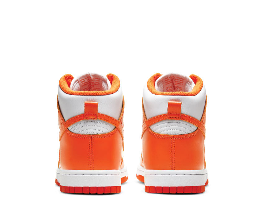 Nike Dunk High White / Orange Blaze - White DD1869-100