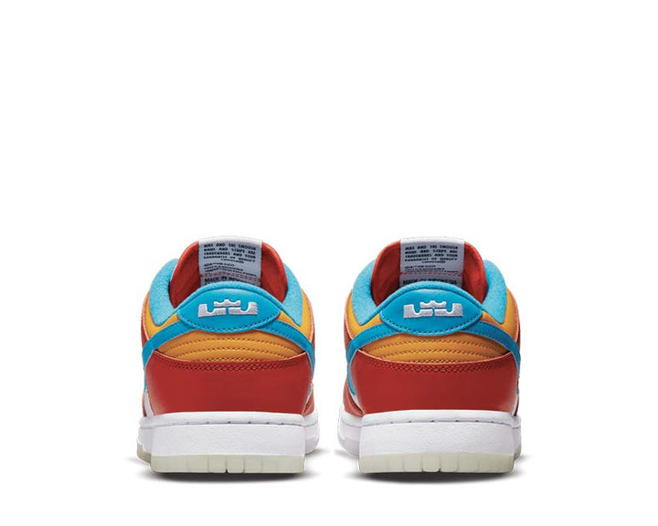 Nike Dunk Low QS Habanero Red / Laser Blue - White DH8009-600