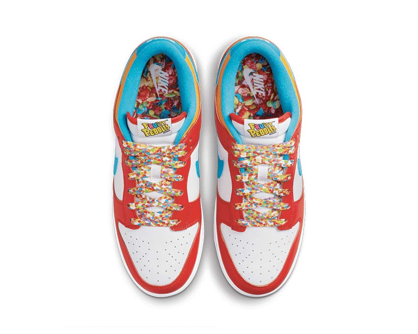 Nike Dunk Low QS Habanero Red / Laser Blue - White DH8009-600