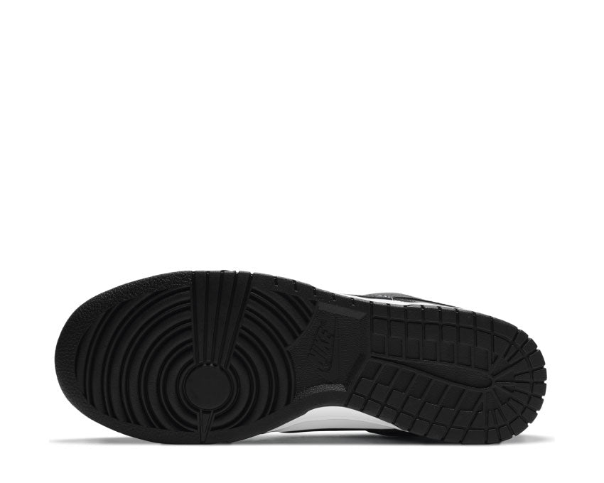 Nike Dunk Low Retro Panda White Black — vista trasera colorway panda