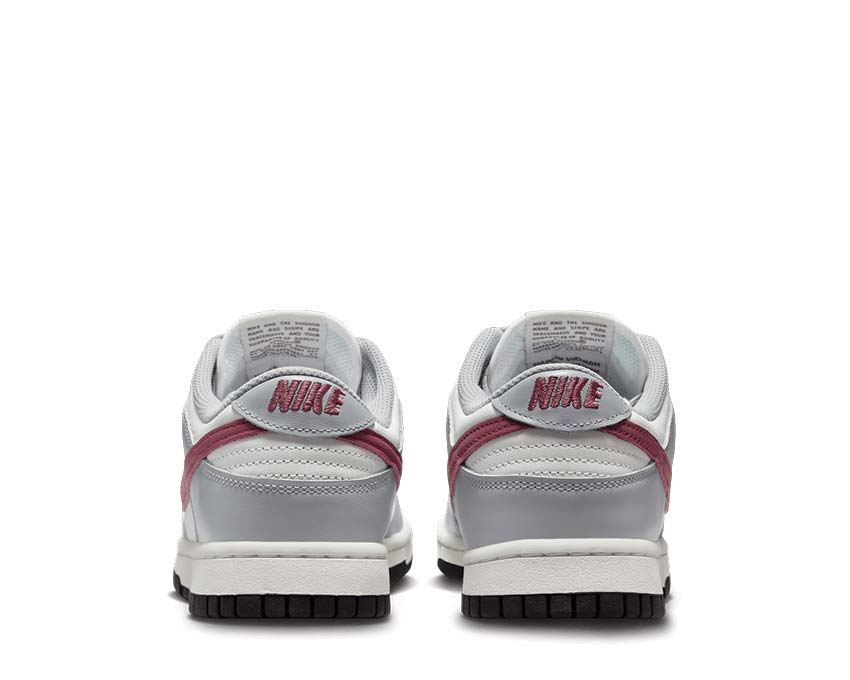 Nike Dunk Low Black White suela — goma blanca vulcanizada
