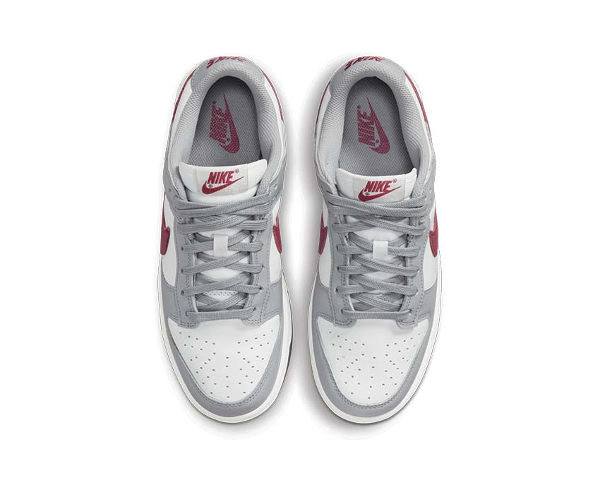 Nike Dunk Low Black White detalle — upper cuero Black y White