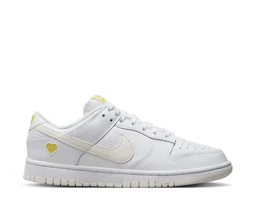 Nike Dunk Low White / Sail - Opti Yellow FD0803-100