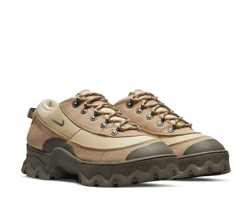 Nike Lahar Low W Hemp vista lateral — parte superior cáñamo natural resistente
