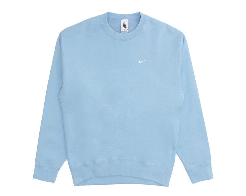 Nike M NRG Soloswoosh Crew Fleece Psychic Blue / White CV0554-436