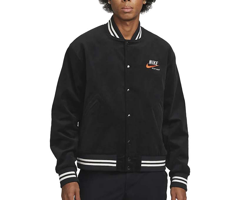 Nike NSW Trend Bomber Jacket Black / Sail / University Gold DV9997-010