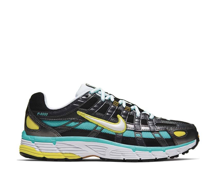 Nike P-6000 Black / White - Aurora Green - Amber Rise BV1021-005