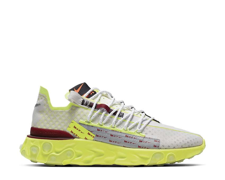 Nike React Ispa Platinum Tint / Team Red - Volt Glow CT2692-002