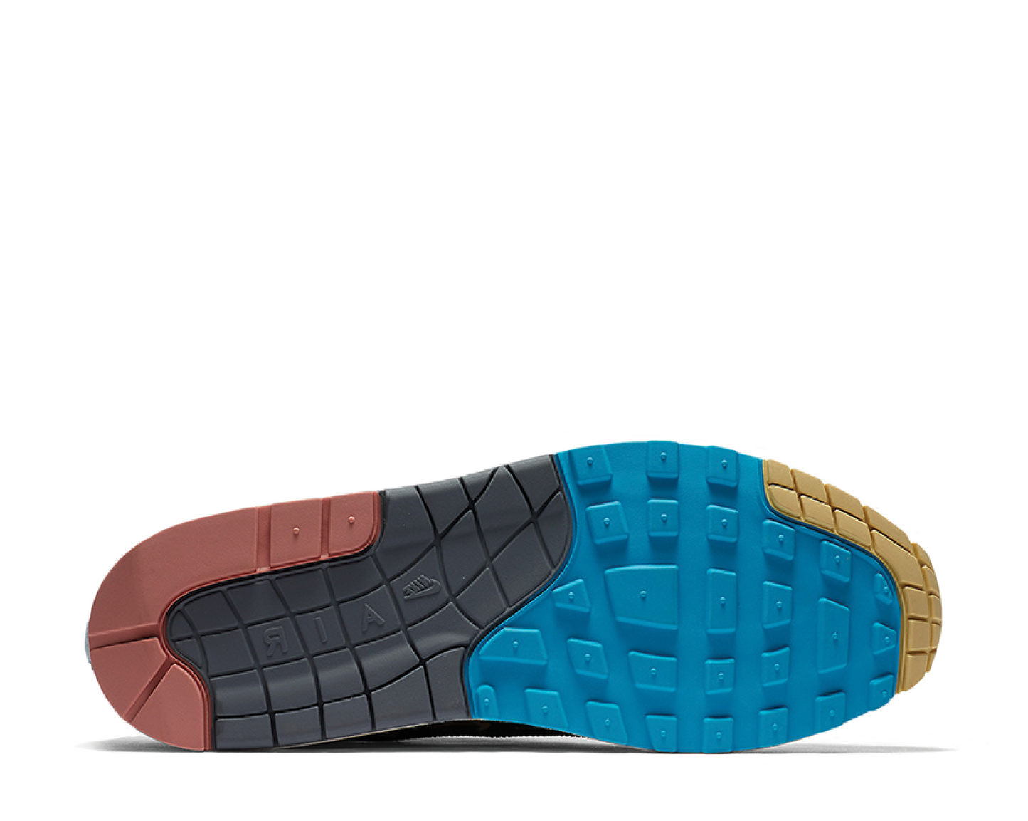 Nike Air Max 1/97 VF Sean Wotherspoon détail — tige velours multicolore