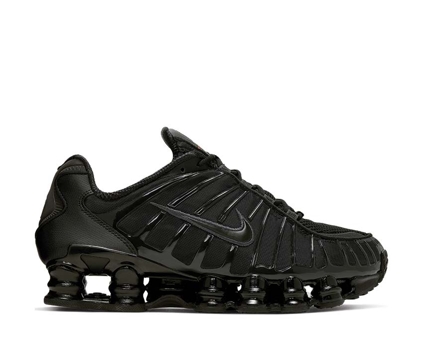 Nike Shox TL Black Metallic Hematite Max Orange AV3595-002