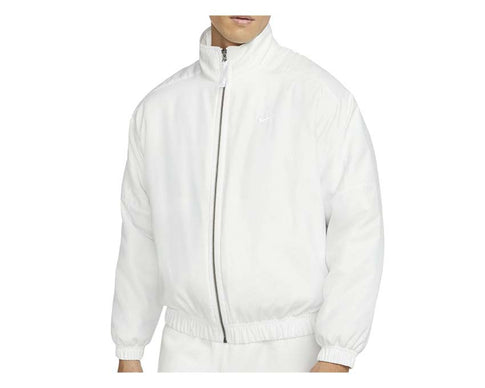 Nike Soloswoosh Satin Bomber Jacket — chaqueta bomber satén hombre negra brillante