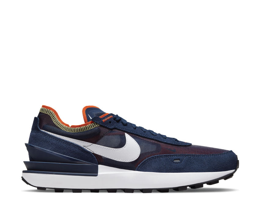 Nike Waffle One Midnight Navy / White - Orange Melon Tint DA7995-401