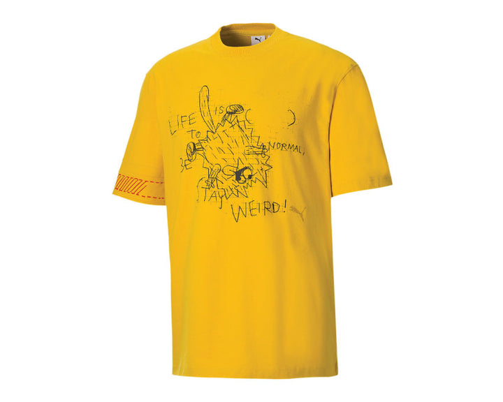 Puma Michael Lau Too Short Graphic Tee Super Lemon 530361 79