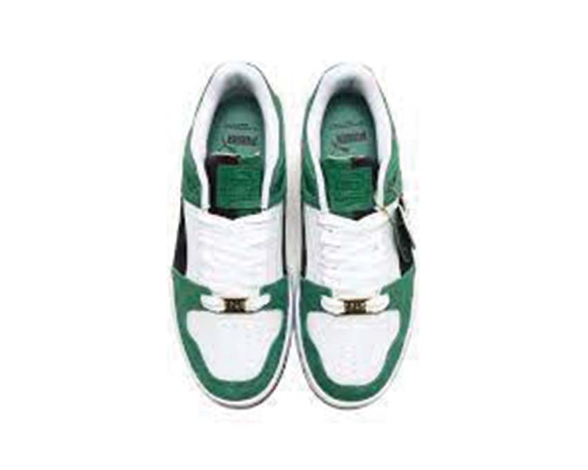 Puma Slipstream Archive Remastered White Vine Black detail — archive tongue
