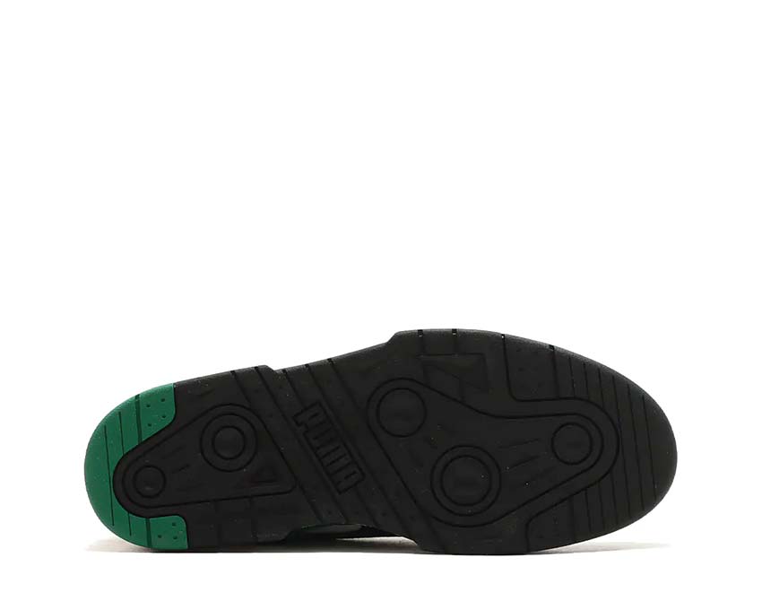 Puma Slipstream Archive Remastered White Vine Black detail — structured heel counter